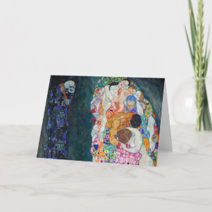Carte Gustav Klimt - Mort et vie