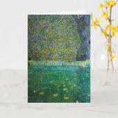 Carte Gustav Klimt - Parc Schloss Kammer am Attersee (Fleur jaune)