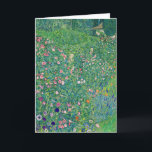 Carte Gustav Klimt - Paysage du jardin italien<br><div class="desc">Jardin italien / Paysage horticole italien - Gustav Klimt, Huile sur toile, 1913</div>