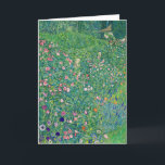 Carte Gustav Klimt - Paysage du jardin italien<br><div class="desc">Jardin italien / Paysage horticole italien - Gustav Klimt,  Huile sur toile,  1913</div>