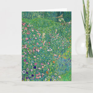 Carte Gustav Klimt - Paysage du jardin italien