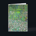 Carte Gustav Klimt - Paysage horticole et sommet d'une c<br><div class="desc">Paysage horticole à sommet de colline - Gustav Klimt,  Huile sur toile,  1916</div>