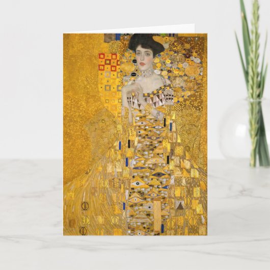 Carte Gustav Klimt - Portrait d'Adele Bloch-Bauer I (Devant)