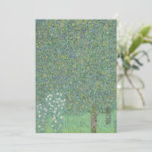 Carte Gustav Klimt - Rosiers sous les arbres (Debout devant)