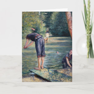 Carte Gustave Caillebotte - Baigneurs, rive de l'Yerres