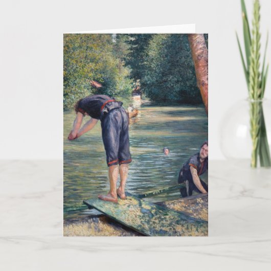 Carte Gustave Caillebotte - Baigneurs, rive de l'Yerres (Devant)