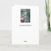 Carte Gustave Caillebotte - Canoës sur l'Yerres (Dos)