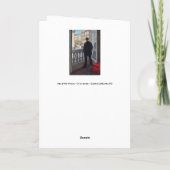 Carte Gustave Caillebotte - Homme à la fenêtre (Dos)