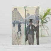 Carte Gustave Caillebotte - Paris Street ; Rainy Day (Debout devant)