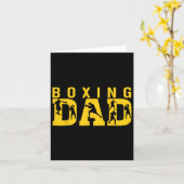 Carte Gym Boxer Love Papa Boxer Lover Boîte d'entraîneme (Fleur jaune)