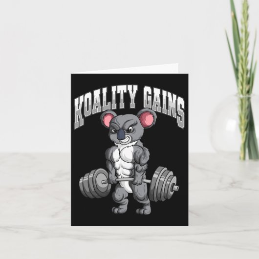 Carte Gym Koala Bodybuilding (Devant)