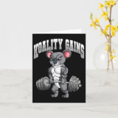 Carte Gym Koala Bodybuilding (Fleur jaune)