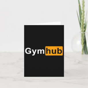 Carte Gymhub Amusant Entraînement Fitness Motivation Gym