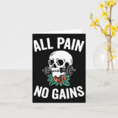 Carte Gymnase Funny Fitness Exercice Parodie Toute doule (Fleur jaune)