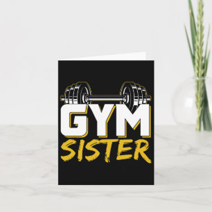 Carte Gymnase Soeur Fitness Entraînement d'haltérophilie