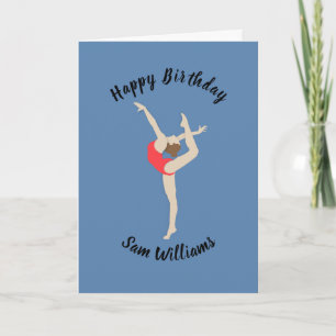 Carte Gymnaste féminine