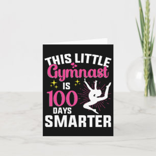 Carte Gymnaste Fille Joyeux 100 Jours De Gymnaste Scolai