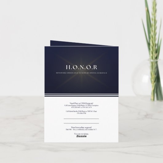 Carte H.O.N.O.R (Dos)