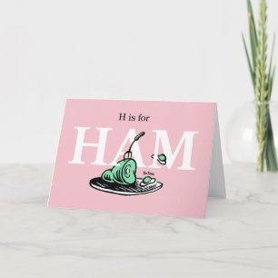 Carte "H pour JAMBON"   Conception de l'alphabet