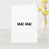 CARTE HA ! HA ! (Fleur jaune)