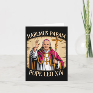 Carte Habemus Papam Pape Leo Xiv