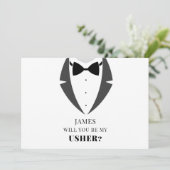 Carte Habillez-vous Proposition de témoin de mariage Car (Debout devant)