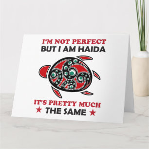 Carte Haida Turtle Haida First Nation Native Pride