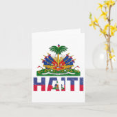 Carte Haïti Indépendance Drapeau haïtien Jour Drapeau ha (Fleur jaune)