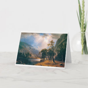 Carte Half Dome de Albert Bierstadt, vallée de Yosemite,