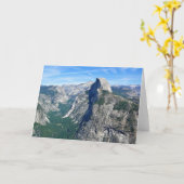 Carte Half Dome from Glacier Point, Yosemite, CA (Fleur jaune)