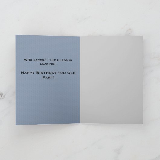 Carte Half empty (Intérieur)