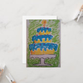 Carte Half For Hope - Birthday Card (Devant/Arrière en situation)
