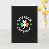 Carte Half Gaelic Half Garlic Card (Fleur jaune)