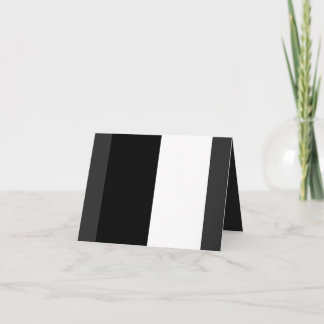Carte half white half black, half black half white