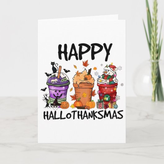 Carte Hallothanksmas heureux (Devant)