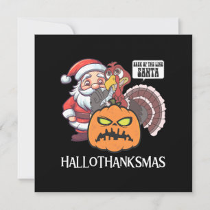 Carte Hallothanksmas heureux