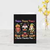 Carte Hallothanksmas Nutcracker Squad Noël (Fleur jaune)