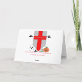 Carte Hallowe’en "Bloquée" (Dos)