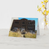 Carte Hallowe’en "Bloquée" (Fleur jaune)