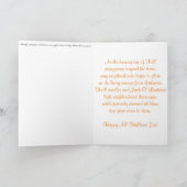 Carte Hallowe’en "Citrouille cabré" (Intérieur)