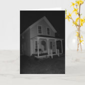 Carte Hallowe’en "Harris House After Dark" (Fleur jaune)