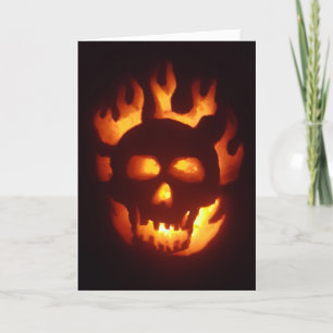 Carte Hallowe’en "Jack-O'-Lantern"