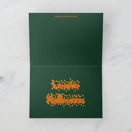 Carte Halloween (Intérieur)