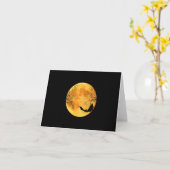 Carte Halloween (Fleur jaune)