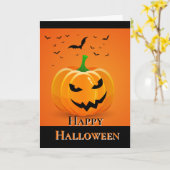 Carte Halloween (Fleur jaune)