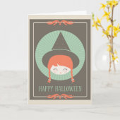 Carte Halloween (Fleur jaune)