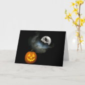 Carte Halloween (Fleur jaune)