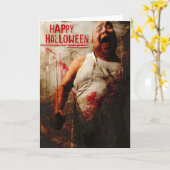 Carte halloween (Fleur jaune)