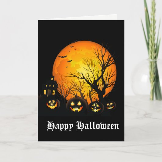 Carte Halloween (Devant)