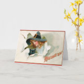 Carte Halloween (Fleur jaune)